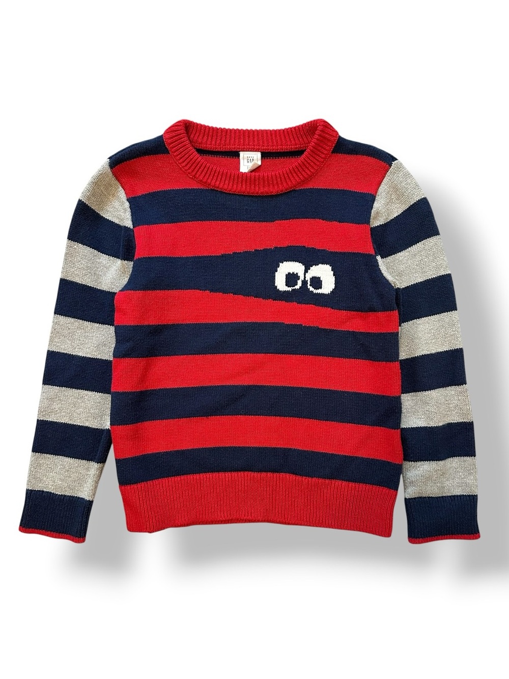baby GAP | Halloween Monster Striped Knit Sweater (5)